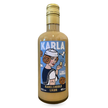 Karla Kanelsnegle Cremelikør - 15% alk. + GRATIS
